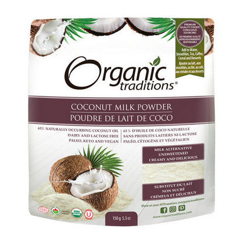 Organic Traditions, Coconut Milk Powder, 150 Grams