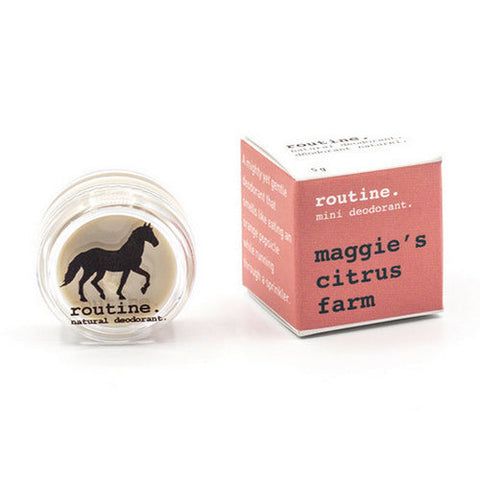 Routine, Maggie's Citrus Farm Deodorant Mini, 5 Grams