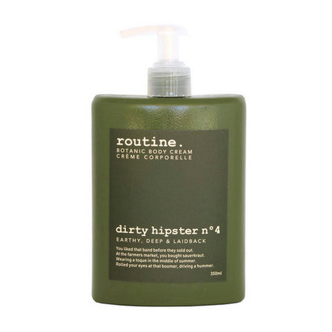 Routine, Dirty Hipster Botanic Body Cream, 350 Ml