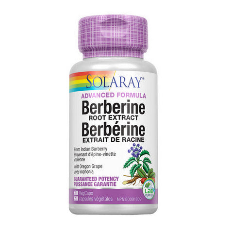 Solaray, Berberine Root Extract, 60 Caps