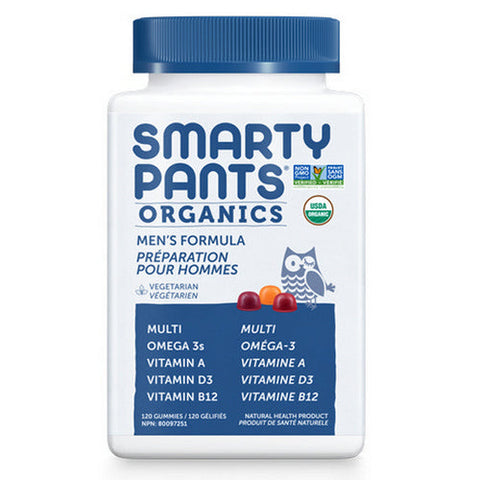 SmartyPants, Organic Men's Formula, 120 Count