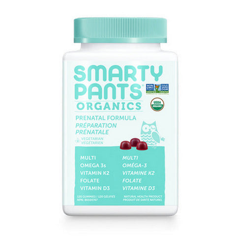SmartyPants, Organic Prenatal Formula, 120 Count