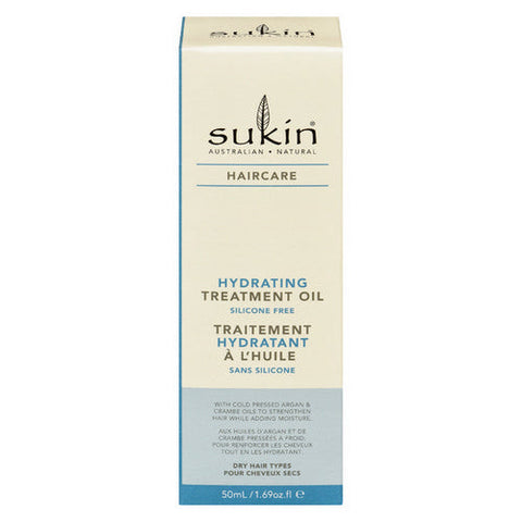 Sukin, Hydrating Treatment Hair Oil, 50 Ml