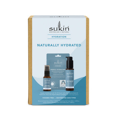 Sukin, Naturally Hydrated Gift Pack, 3 Count