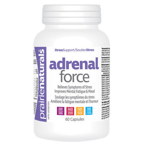 Prairie Naturals Health Products Inc., Adrenal-Force, 60 Caps