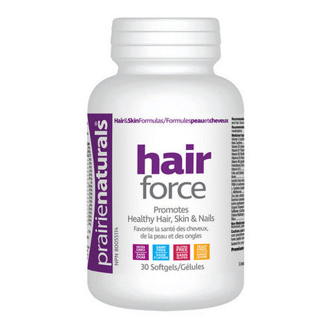 Prairie Naturals Health Products Inc., Hair Force, 30 Softgels