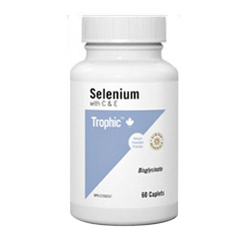 Trophic, Selenium With C&E, 60 Caps