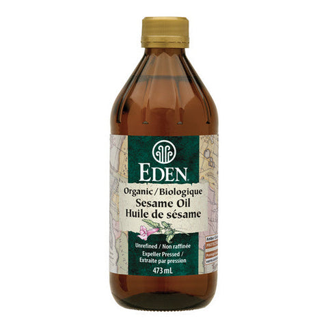 Eden Foods, Organic Black Sesame Oil, 473 mL