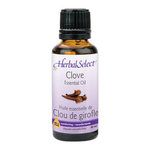 Herbal Select, Clove Oil 100% Pure, 30 mL