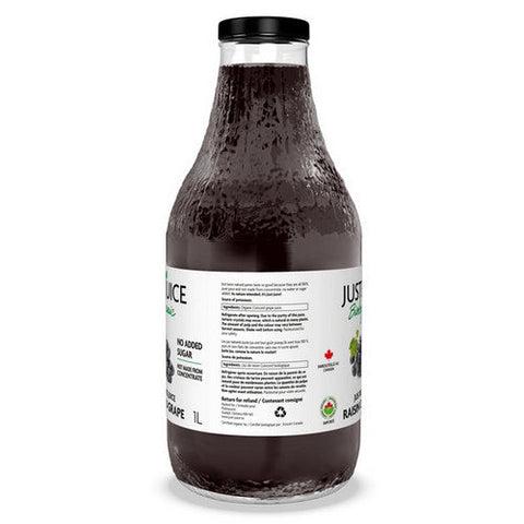 Just Juice, Organic Concord Grape Juice, 1 Liter