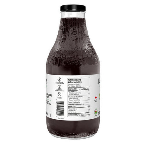 Just Juice, Organic Concord Grape Juice, 1 Liter