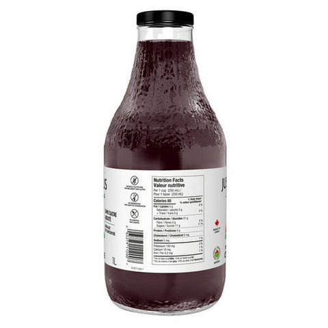 Just Juice, Organic Cranberry Juice, 1 Liter