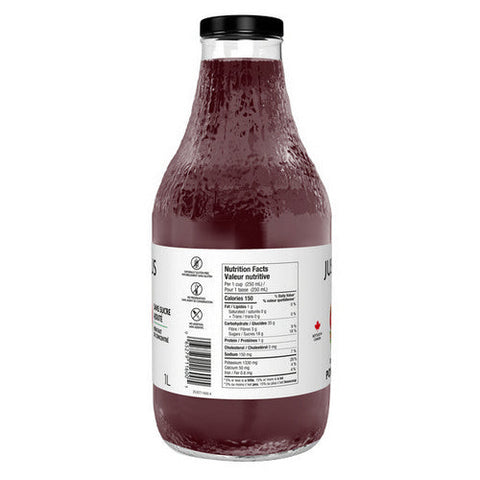 Just Juice, Pure Juice Pomegranate No Added Sugar, 1 Liter