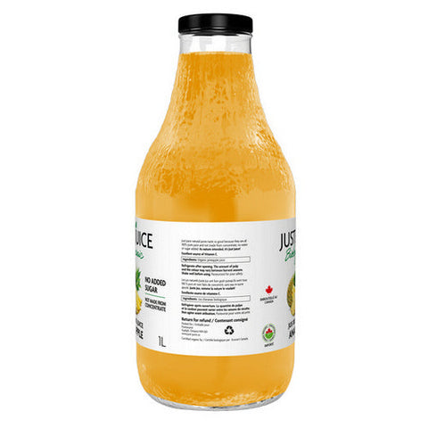 Just Juice, Organic Pineapple Juice, 1 Liter
