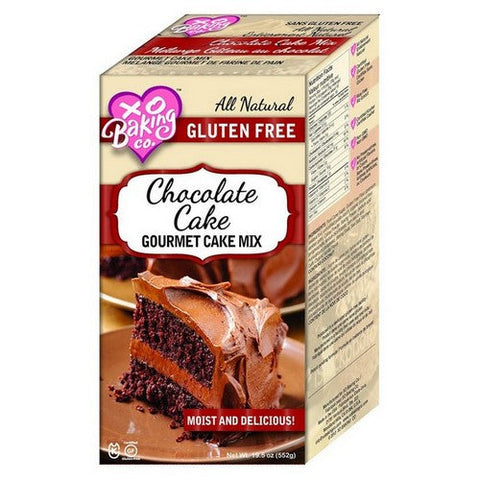 Xo Baking, Gluten Free Cake Mix Chocolate, 552 Grams (Case Of 6)