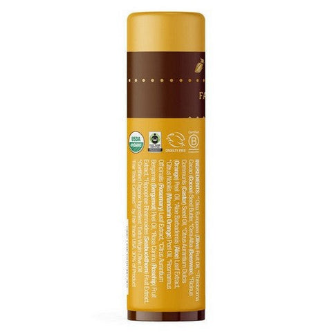 Badger Balm, Cocoa Butter Lip Balm Sweet Orange, .25 Oz