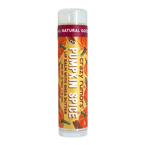 Crazy Rumors, Pumpkin Spice Lip Balm With Shea Butter, 0.15 Oz