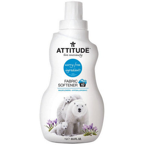 Attitude, Fabric Softener Wild Flowers, 33.8 Oz