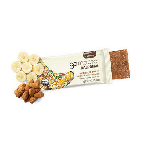 Gomacro, Organic MacroBar Banana Almond Butter, 12 Count