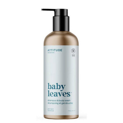Attitude, Baby Leaves Shampoo And Body Wash Good Night, 16 Oz