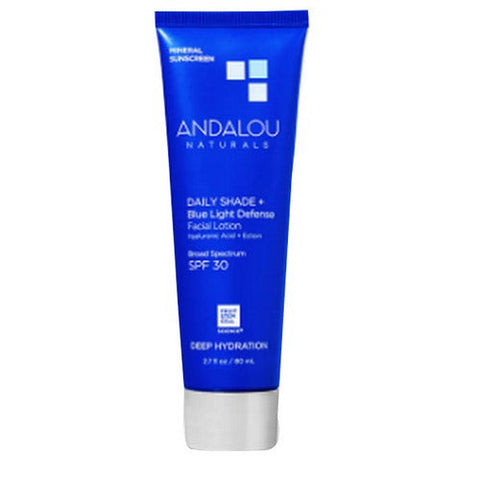 Andalou Naturals, Deep Shade Plus Blue Light Defense SPF 30 Facial Lotion, 2.7 Oz
