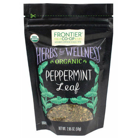 Frontier Coop, Organic Peppermint Leaf, 2.05 Oz