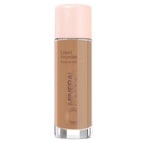 Mineral Fusion, Warm 5 Dark Caramel Pressed Powder Foundation, 0.32 Oz