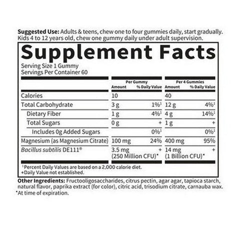 Garden of Life, Dr. Formulated Magnesium with Pre and Probiotics Orange Creme, 60 Gummies