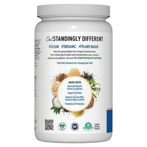 Garden of Life, Organic Creamy Protein with Oatmilk Vanilla Cookie, 860 Grams