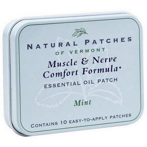 Natural Patches of Vermont, Mint Muscle And Nerve Comfort Formula, 10 Count