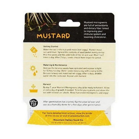 Handy Pantry, Mustard Microgreen Kit, 1 Count