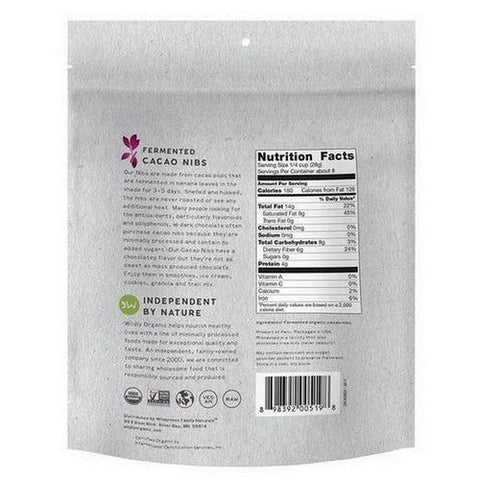 Wildly Natural, Fermented Cacao Nibs, 8 Oz