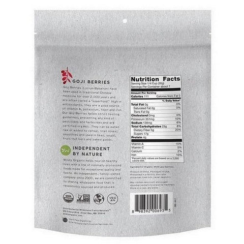 Wildly Natural, Dehydrated Goji Berries, 8 Oz