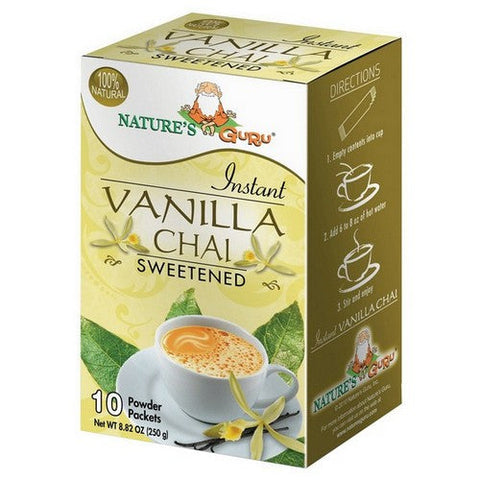 Nature���s Guru, Vanilla Chai Sweetened, 10 Count