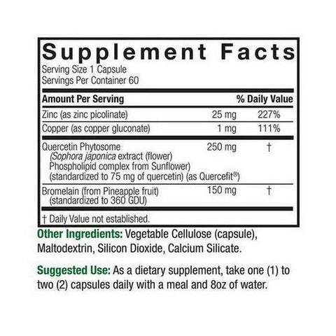 Nature's Answer, Quercetin Blend, 60 Caps