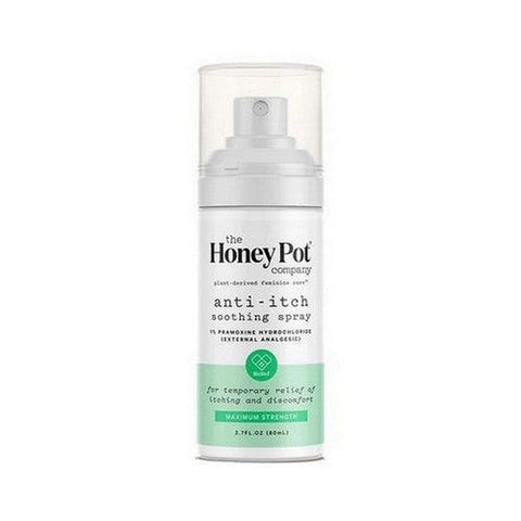 The Honey Pot, Anti Itch Soothing Spray Maximum Strength, 2.71 Oz