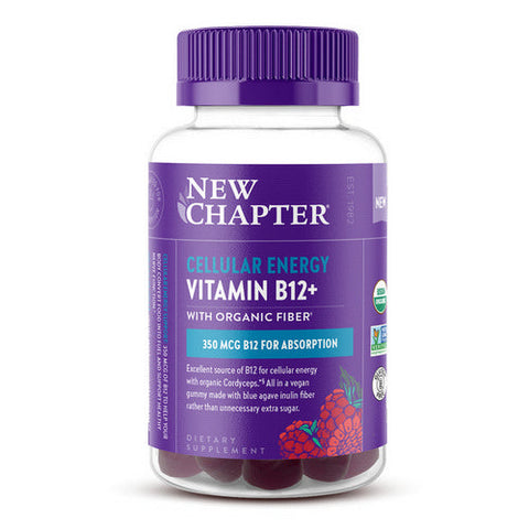 New Chapter, Cellular Energy Vitamin B12 Gummies, 60 Count