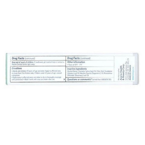 Kalaya, Pain Relief Spray, 2 Oz