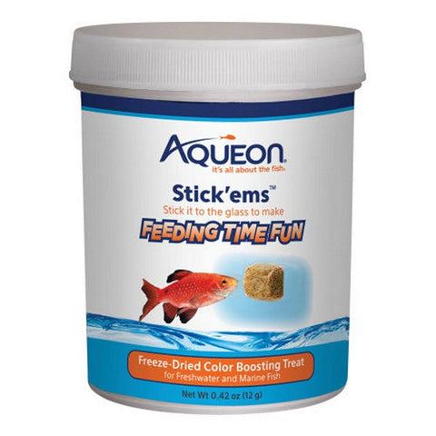 Aqueon, Stick'ems Freeze Dried Color Boosting Treat, 0.42 Oz