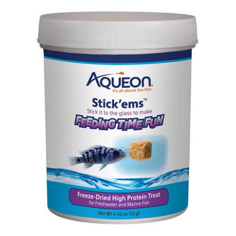 Aqueon, Stick'ems Freeze Dried High Protein Treat, 0.42 Oz