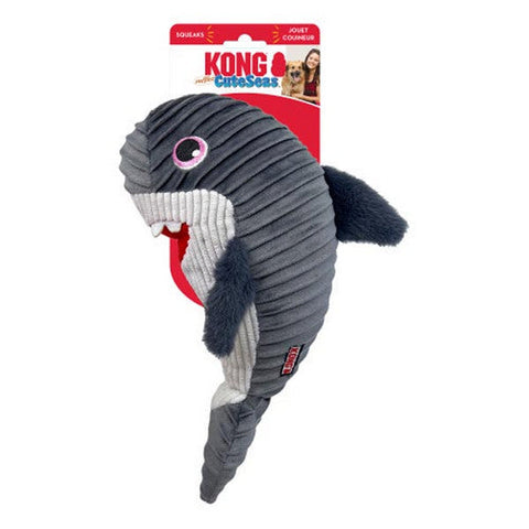 Kong, Cuteseas Rufflez Dog Toy Shark Assorted, 1 Count (Medium Large)