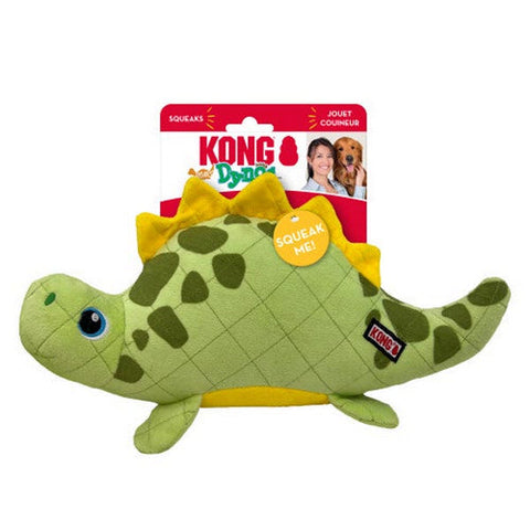 Kong, Dynos Roars Dog Toy Green, 1 Count (Medium Large)