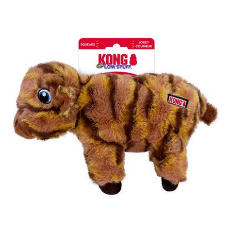 Kong, Low Stuff Stripes Dog Toy Cow, 1 Count / Medium