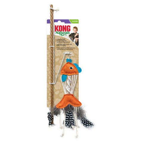 Kong, Naturals Teaser Fish Cat Toy, 1 Count