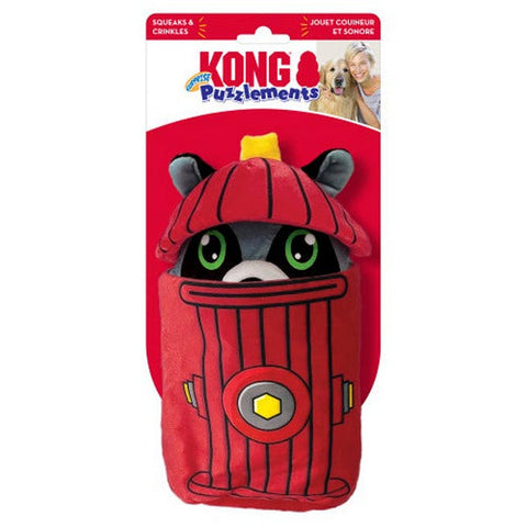 Kong, Puzzlements Surprise Fire Hydrant Dog Toy, 1 Count / Medium