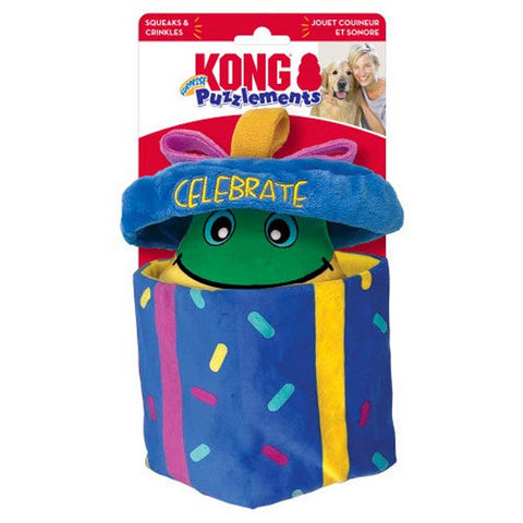 Kong, Puzzlements Surprise Present Dog Toy, 1 Count / Medium