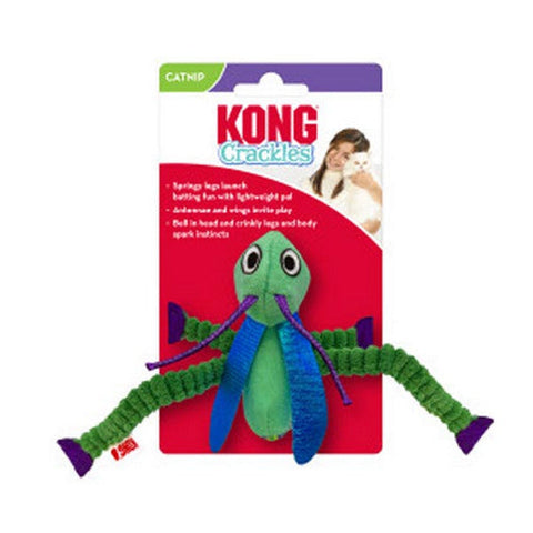 Kong, Crackles Grasshopper Cat Toy, 1 Count