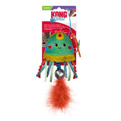 Kong, Teaser Jellyfish Cat Toy Assorted, 1 Count