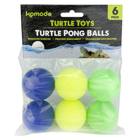 Komodo, Ping Pong Balls Turtle Toys, 6 Count