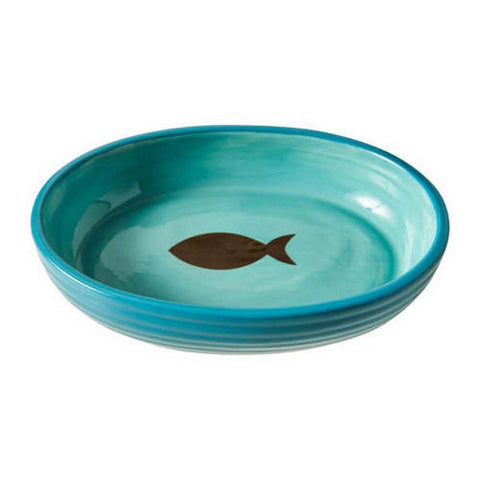 Spot, Elegance Cat Bowl Aqua, 1 Count / 6 Inches